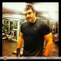 Ajiths Gym Work Out Photos | Picture 250624