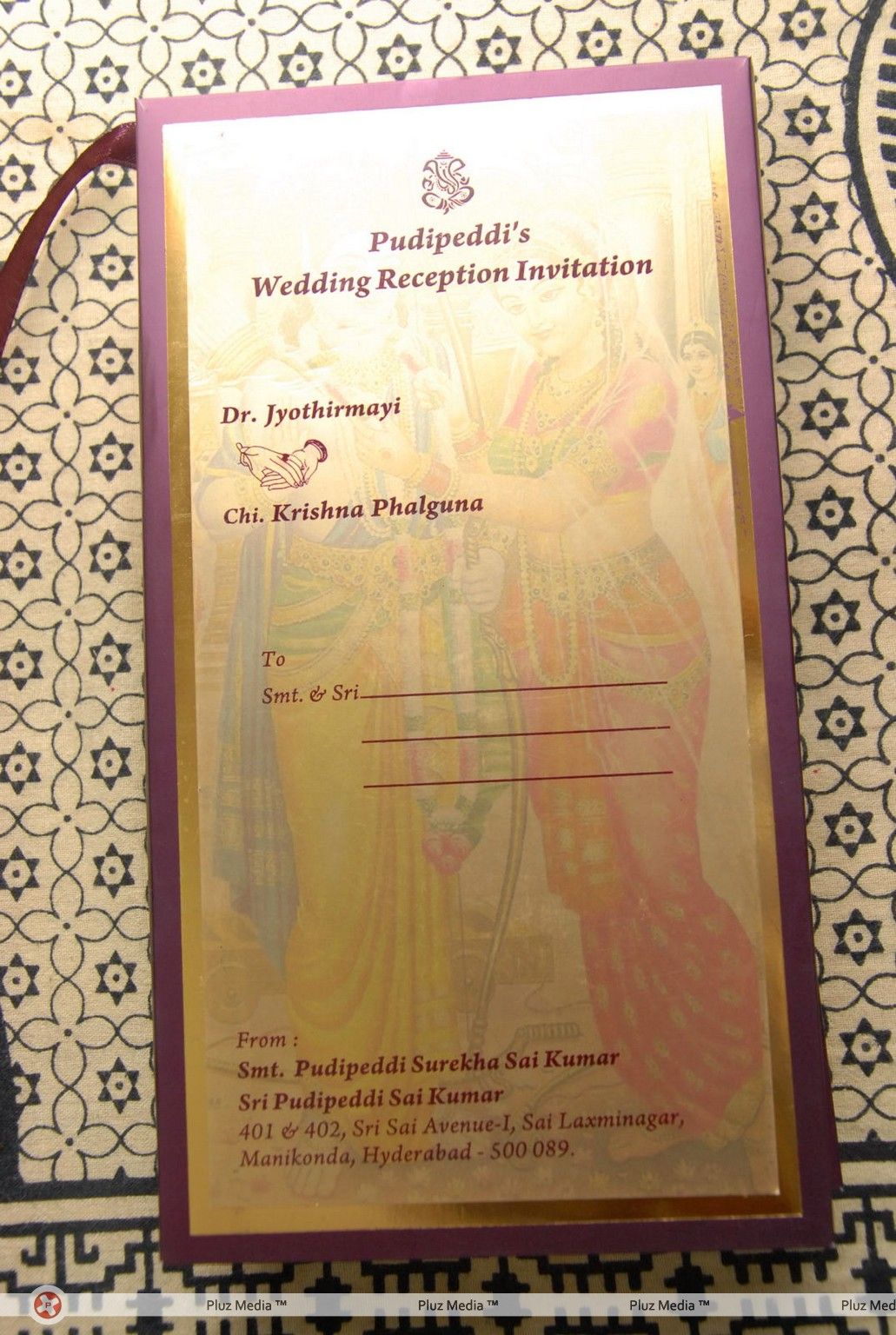 Actor Sai Kumar Daughter Wedding Invitation Card Photos | Picture 242178