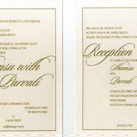 Parvati Melton Wedding Invitation Card Pictures | Picture 345506