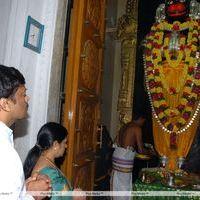 Chiranjeevi visits Film Nagar Temple Photos