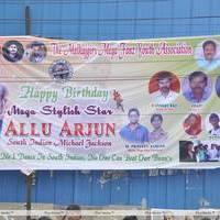 Allu Arjun Birthday Celebrations at Chiranjeevi Blood Bank Stills