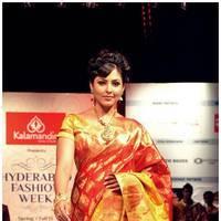 Madhu Shalini Ramp Walk at Hyderabad Fashion Week 2013 Photos | Picture 524251