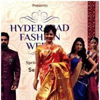 Madhu Shalini Ramp Walk at Hyderabad Fashion Week 2013 Photos | Picture 524254