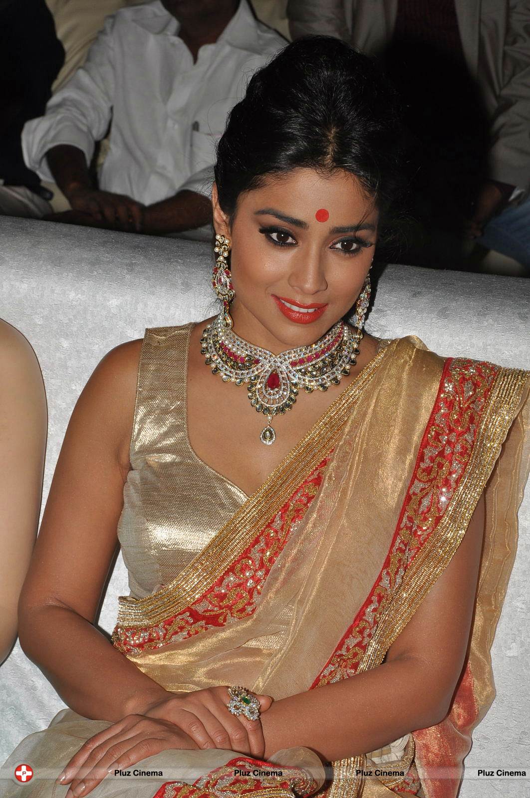 Shriya Hot Saree Photos at Tollywood Cinema Channel Opening | Picture 549022