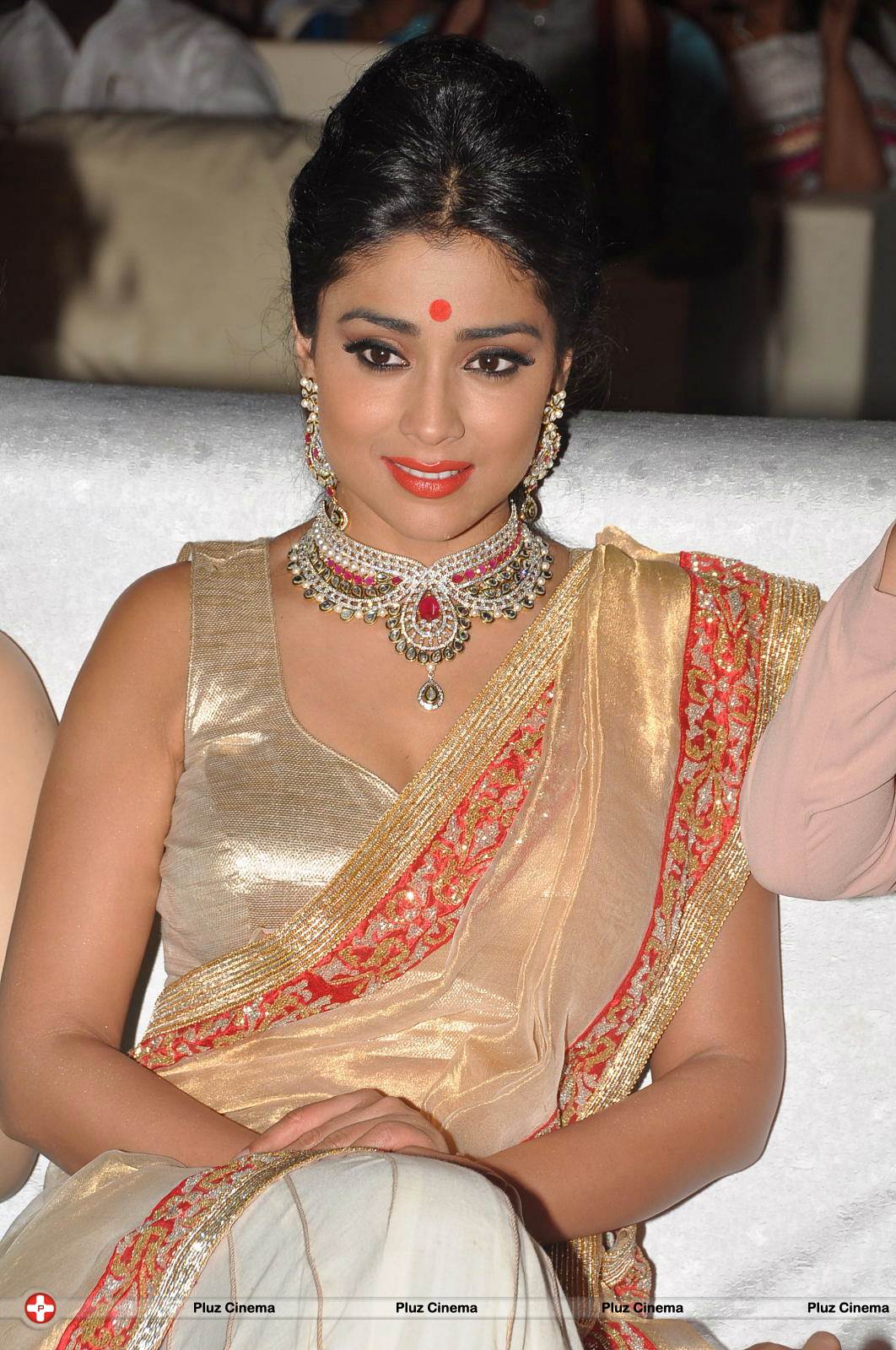Shriya Hot Saree Photos at Tollywood Cinema Channel Opening | Picture 549027