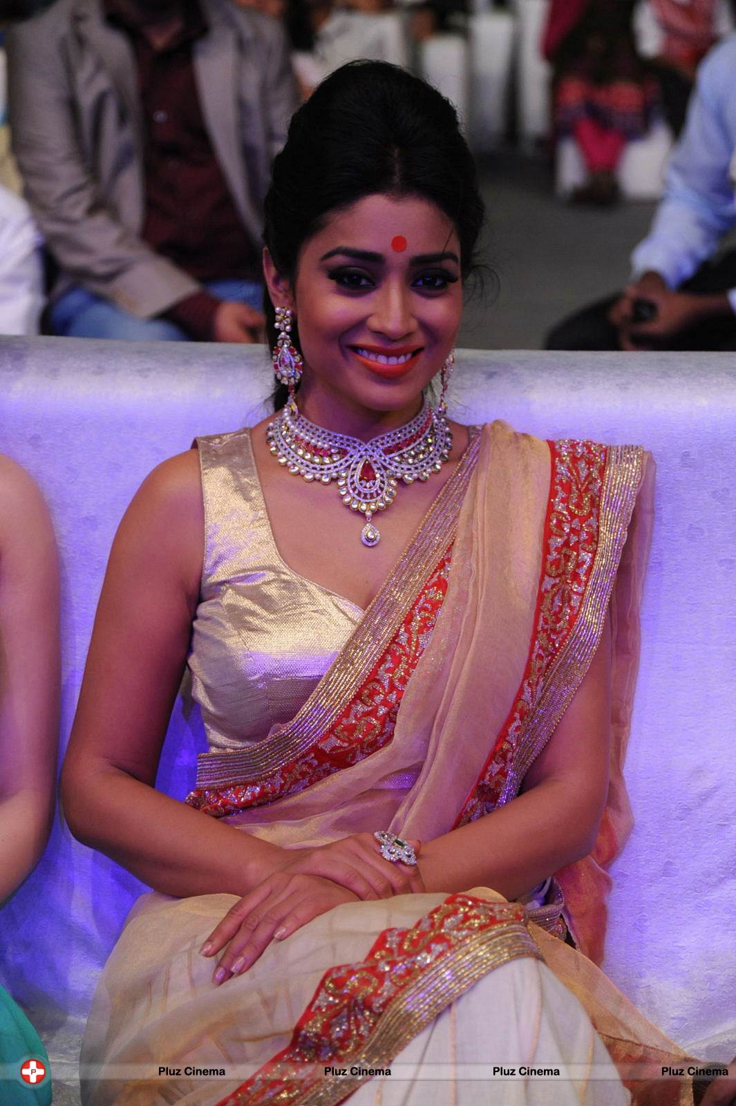 Shriya Hot Saree Photos at Tollywood Cinema Channel Opening | Picture 549028