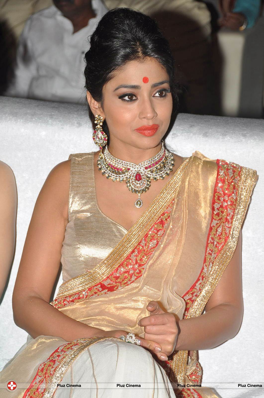 Shriya Hot Saree Photos at Tollywood Cinema Channel Opening | Picture 549029