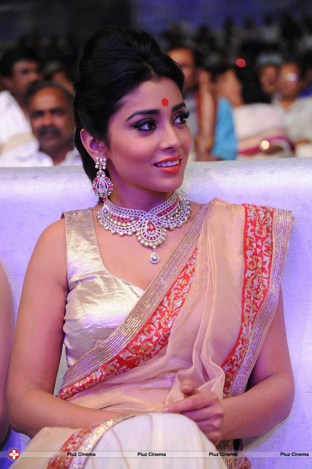 Shriya Hot Saree Photos at Tollywood Cinema Channel Opening | Picture 549031