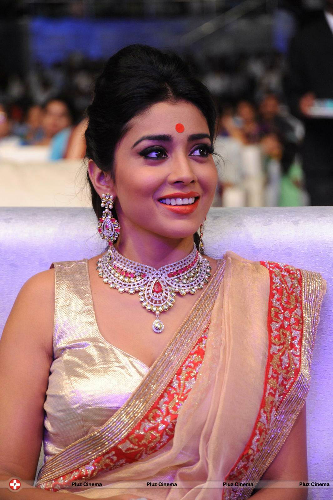 Shriya Hot Saree Photos at Tollywood Cinema Channel Opening | Picture 549035