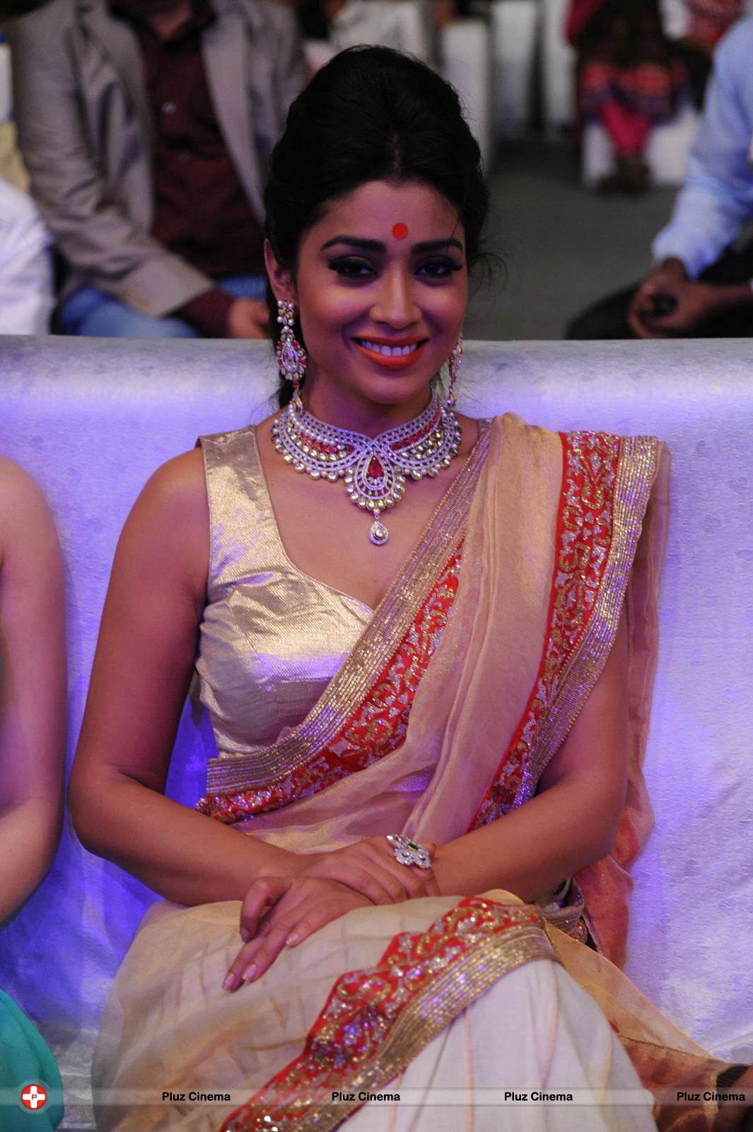 Shriya Hot Saree Photos at Tollywood Cinema Channel Opening | Picture 549036