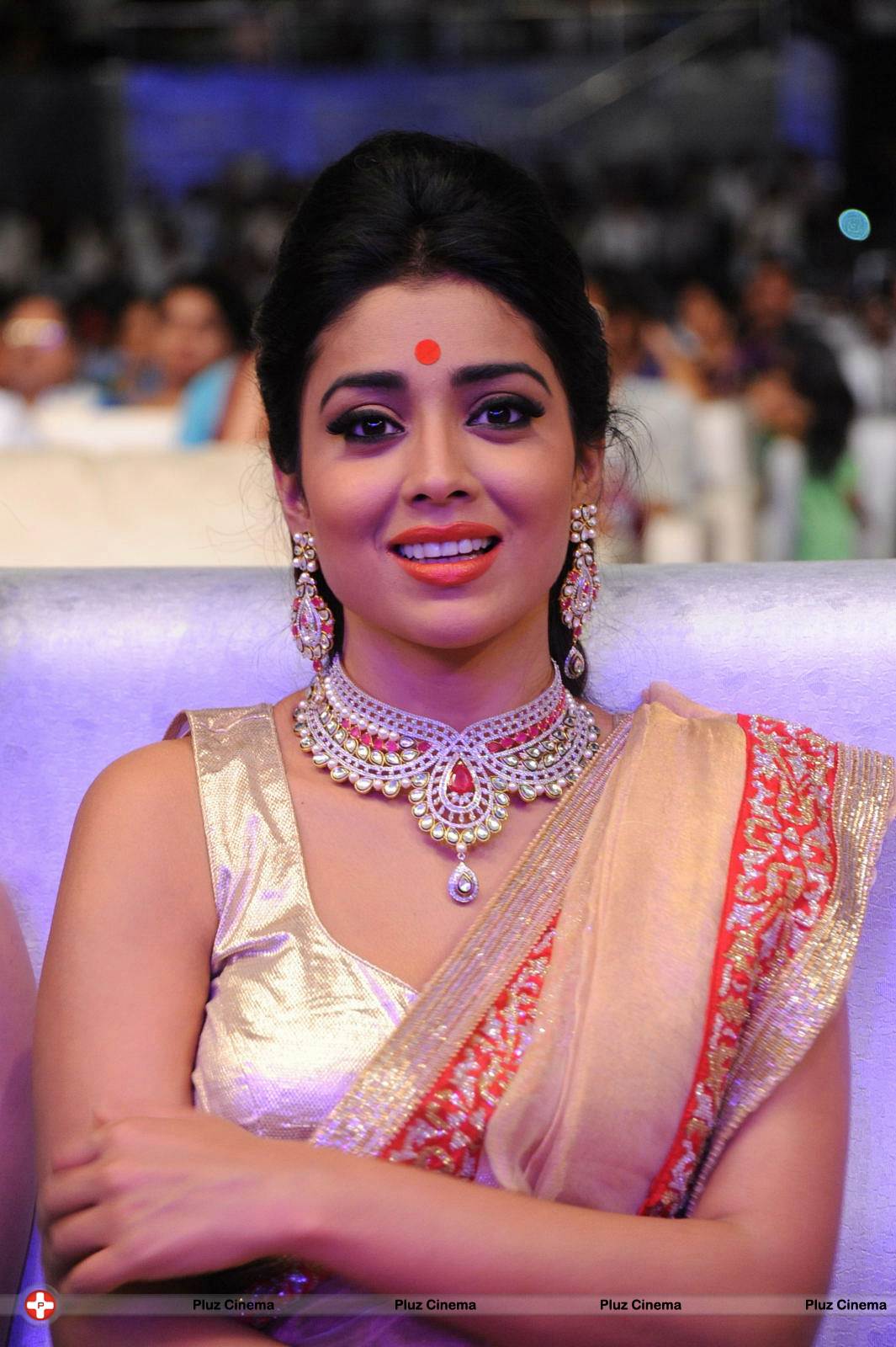 Shriya Hot Saree Photos at Tollywood Cinema Channel Opening | Picture 549049