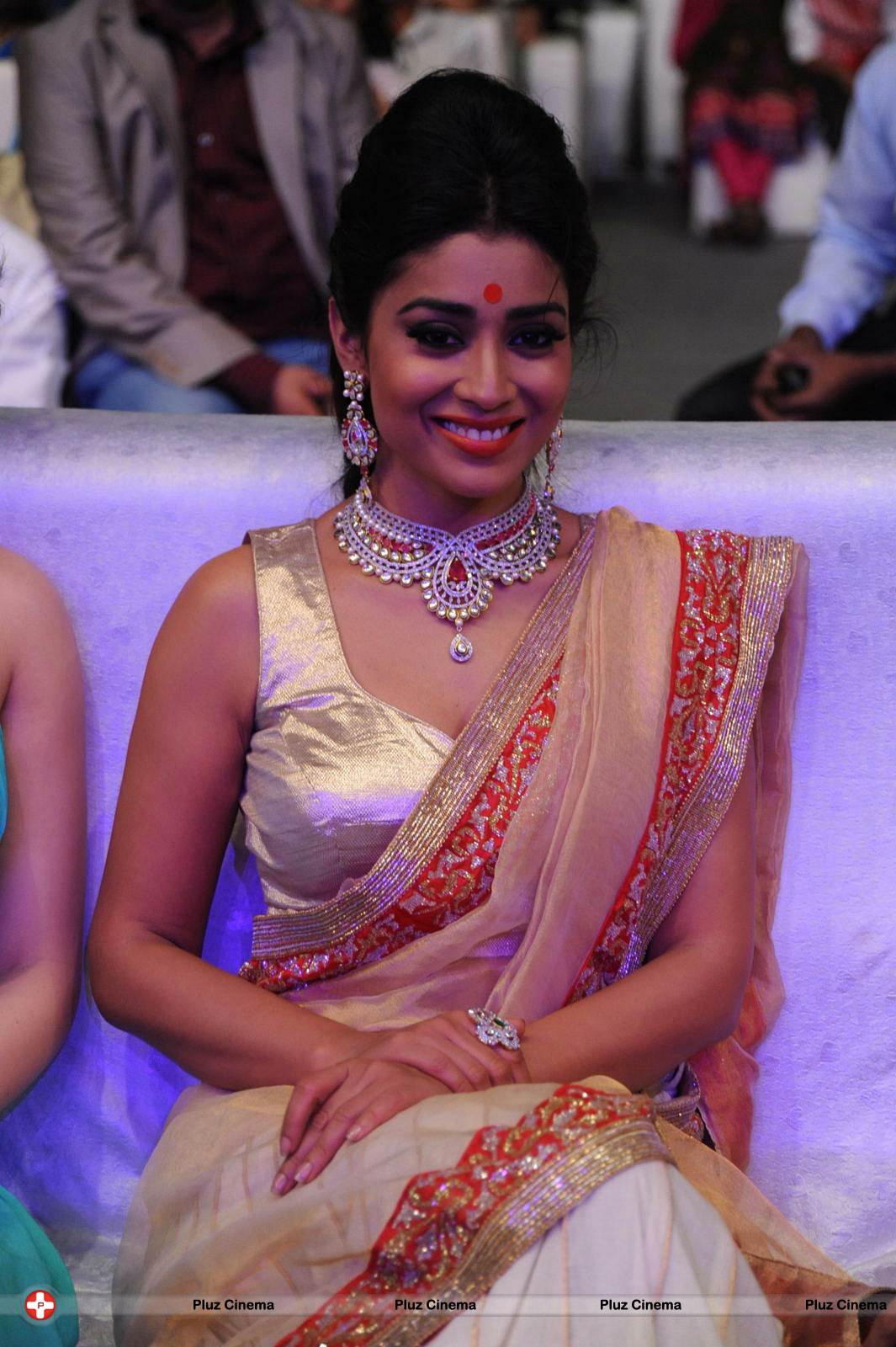 Shriya Hot Saree Photos at Tollywood Cinema Channel Opening | Picture 549079