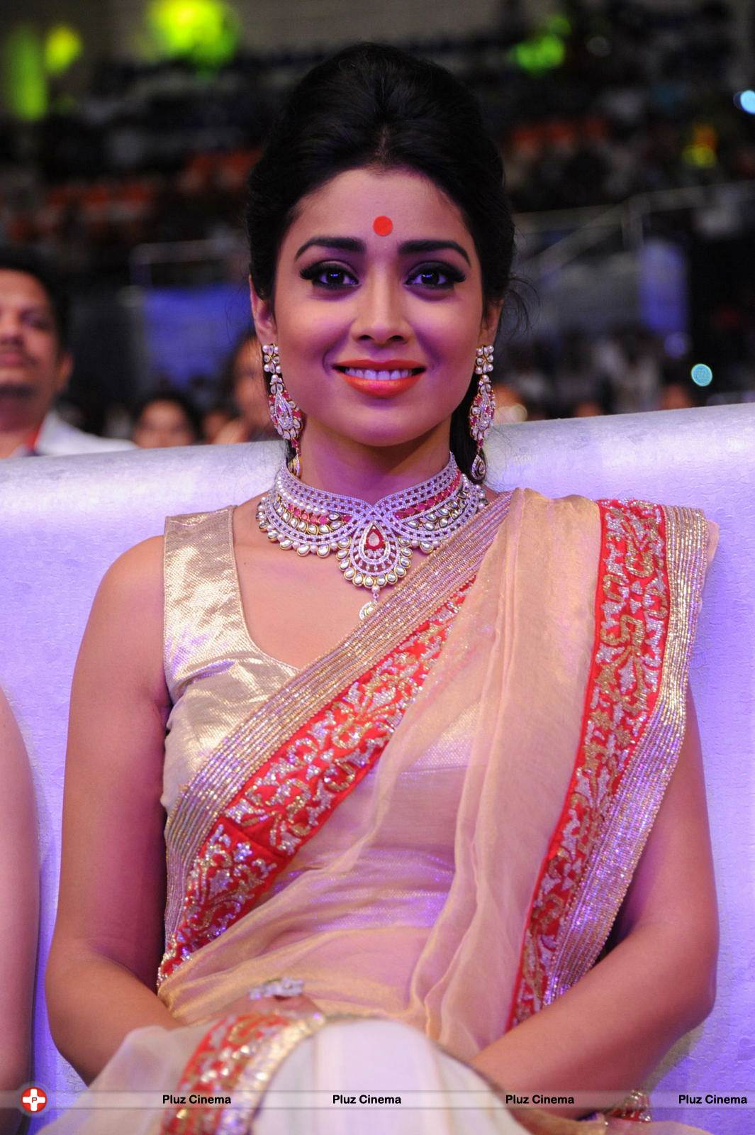 Shriya Hot Saree Photos at Tollywood Cinema Channel Opening | Picture 549086