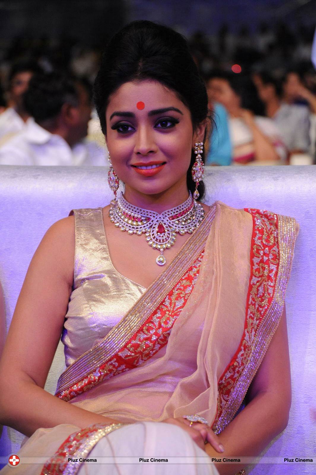 Shriya Hot Saree Photos at Tollywood Cinema Channel Opening | Picture 549093