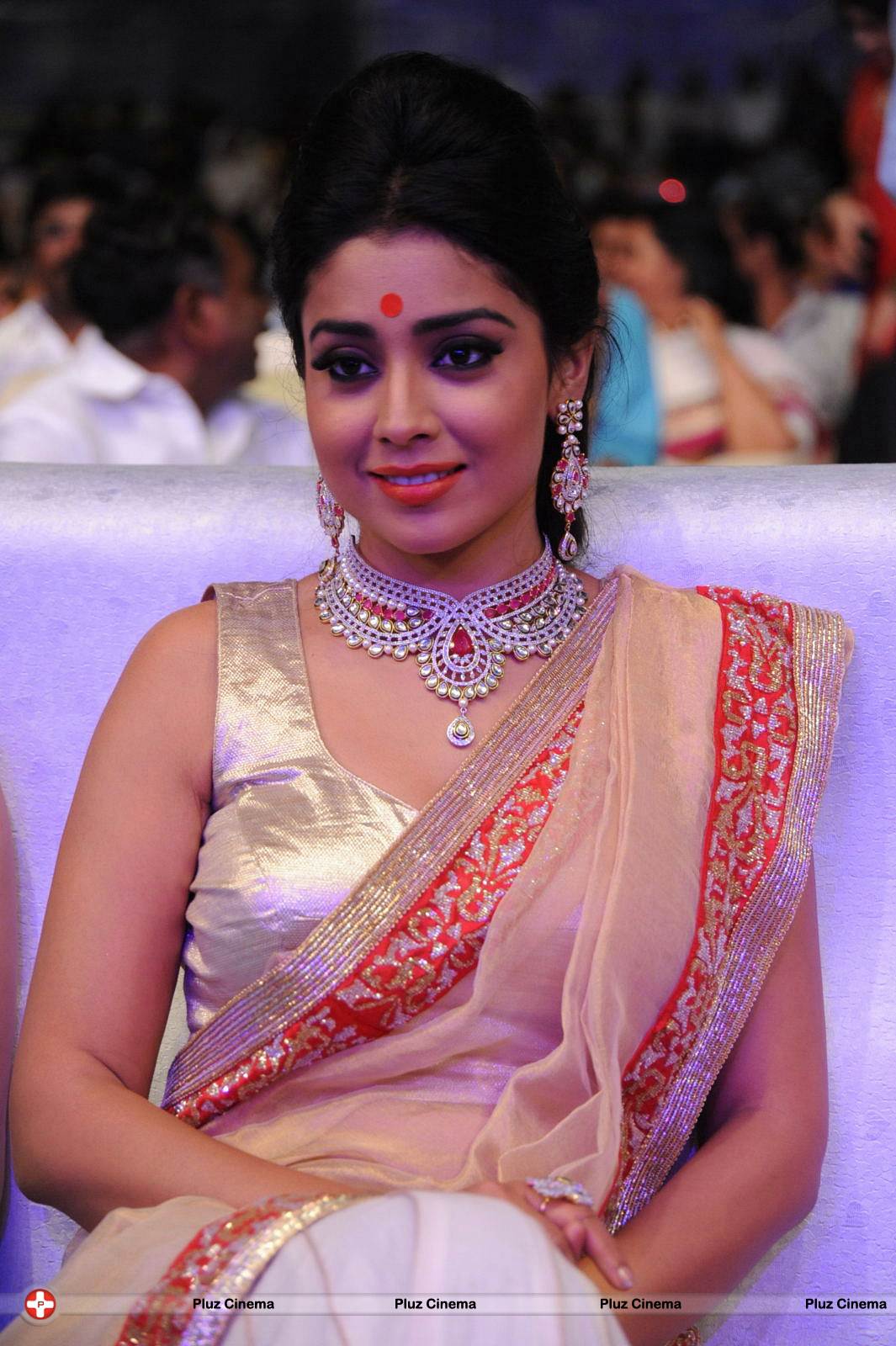 Shriya Hot Saree Photos at Tollywood Cinema Channel Opening | Picture 549094
