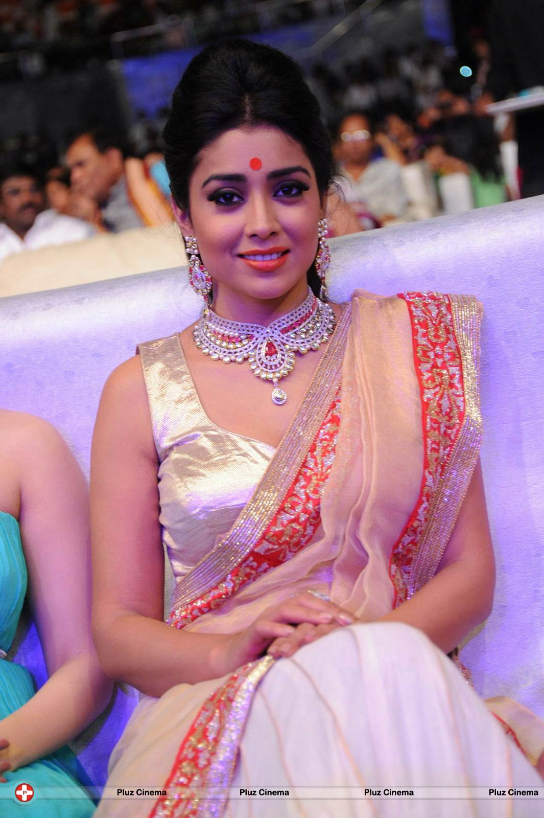 Shriya Hot Saree Photos at Tollywood Cinema Channel Opening | Picture 549096