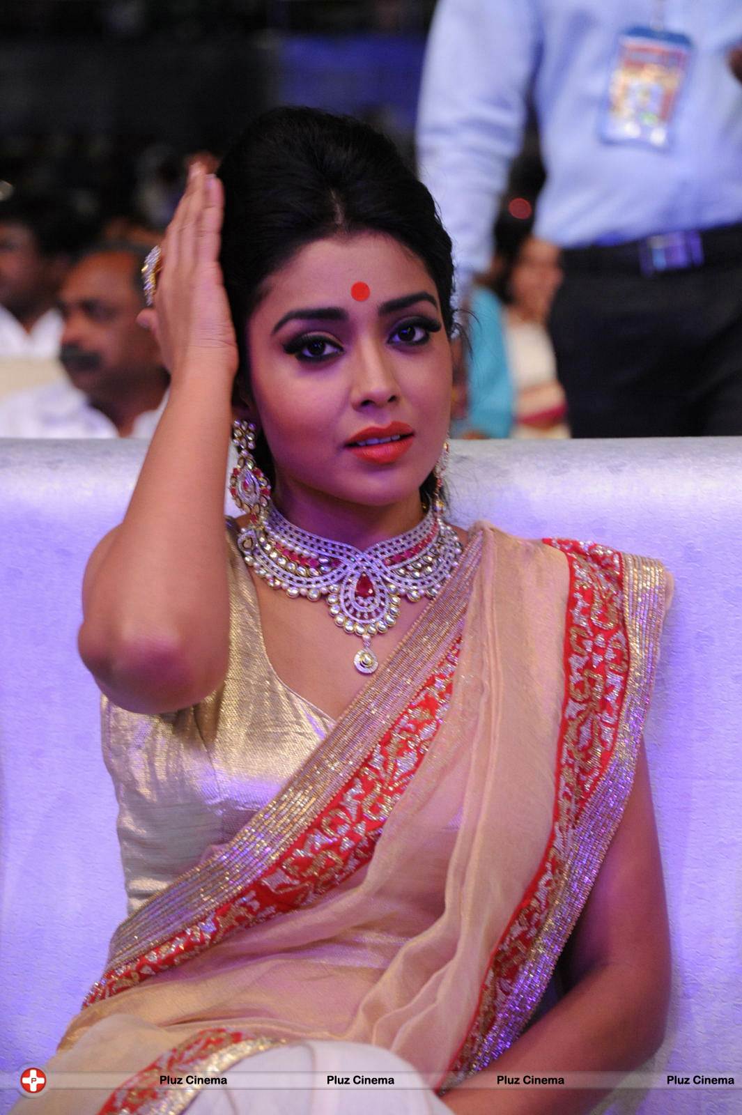 Shriya Hot Saree Photos at Tollywood Cinema Channel Opening | Picture 549100