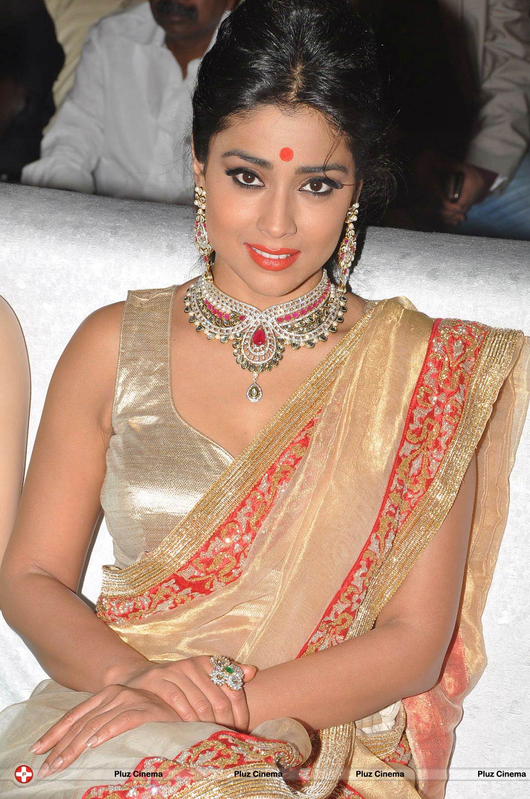 Shriya Hot Saree Photos at Tollywood Cinema Channel Opening | Picture 549102
