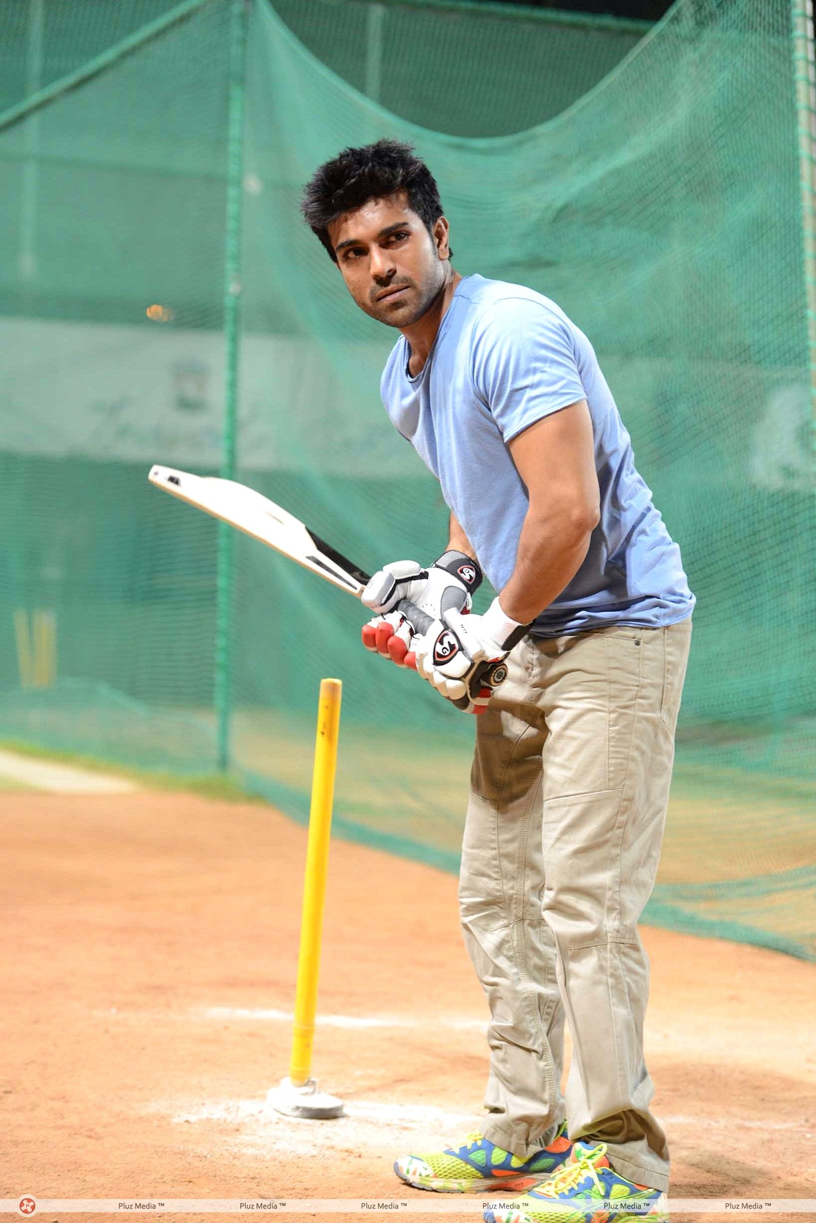 Ram Charan Teja - Telugu Warriors Team Practice at In Sportz Stills | Picture 377179