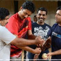 Telugu Warriors Team Practice at In Sportz Stills