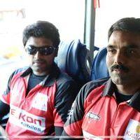 Telugu Warriors Taj Deccan to LB Stadium Photos