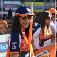 Genelia D Souza - Telugu Warriors Taj Deccan to LB Stadium Photos
