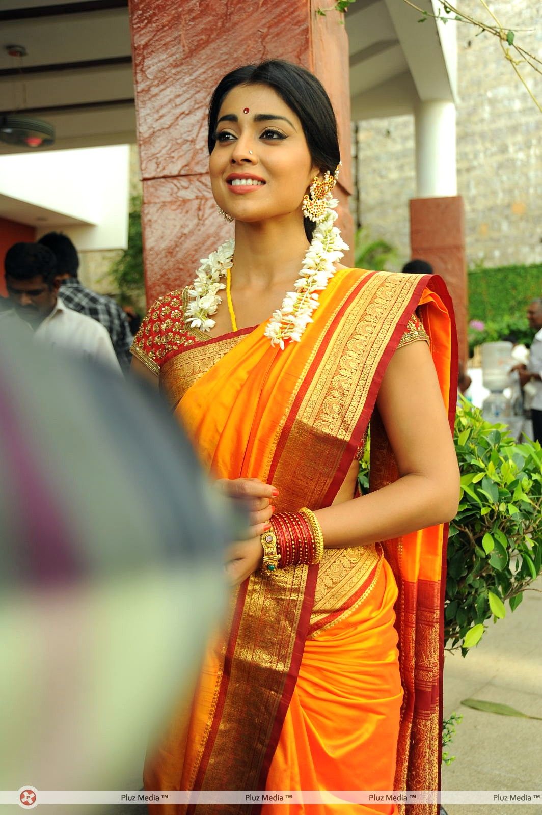 Shriya Cute Saree Stills at Pavithra Movie Press Meet | Picture 356233