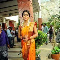 Shriya Cute Saree Stills at Pavithra Movie Press Meet | Picture 356187