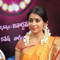 Shriya Cute Saree Stills at Pavithra Movie Press Meet | Picture 356111