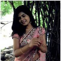 Alekya Hot Saree Images at Anandam Malli Modalaindi Movie Opening | Picture 510297