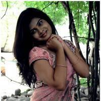 Alekya Hot Saree Images at Anandam Malli Modalaindi Movie Opening | Picture 510299