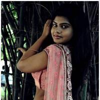 Alekya Hot Saree Images at Anandam Malli Modalaindi Movie Opening | Picture 510308