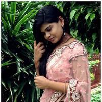 Alekya Hot Saree Images at Anandam Malli Modalaindi Movie Opening | Picture 510310