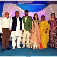 Talasani Sai Kiran Yadav Marriage Reception Stills