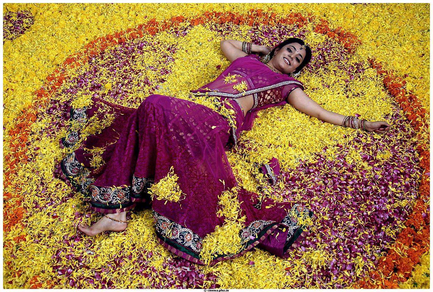 NIsha Agarwal Beautiful Half Saree Images | Picture 484950