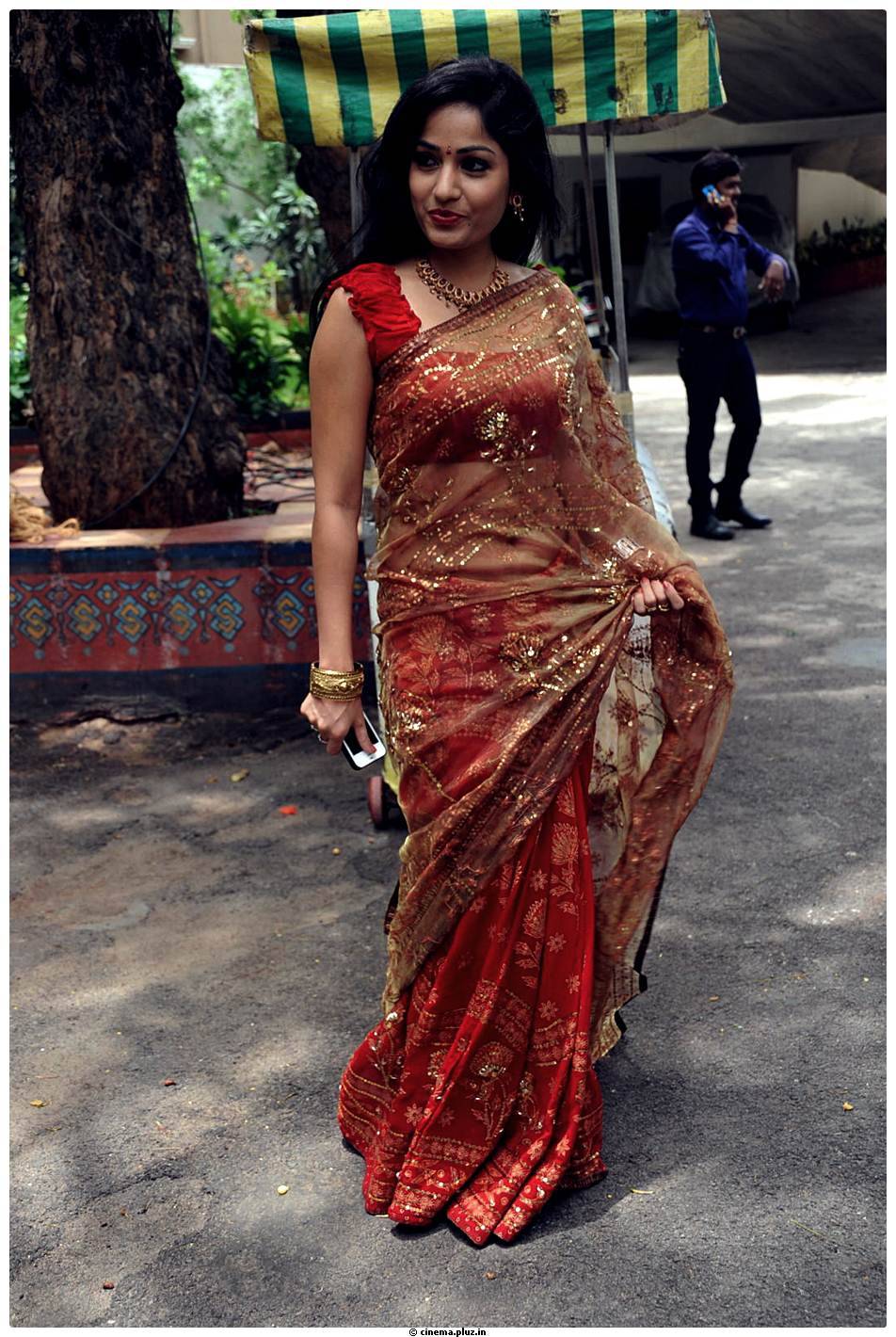 Madhavi Latha Latest Saree Images | Picture 487897