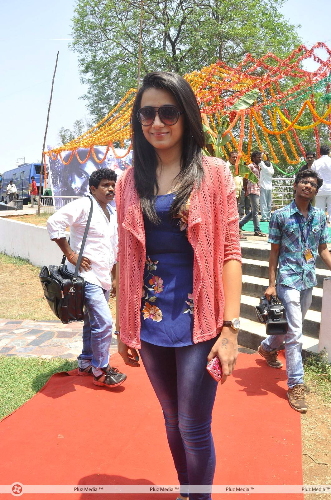 Trisha at H Productions New Movie Launch Photos | Picture 452512