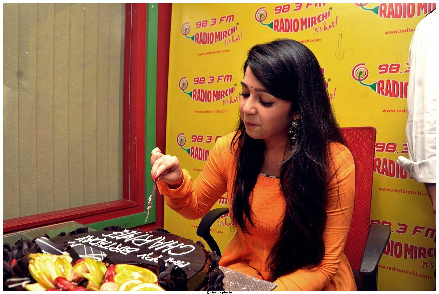 Charmy Kaur - Prema Oka Maikam@Radio Mirchi Tomorrow Charmi Birthday Cake Cutting Images | Picture 459974