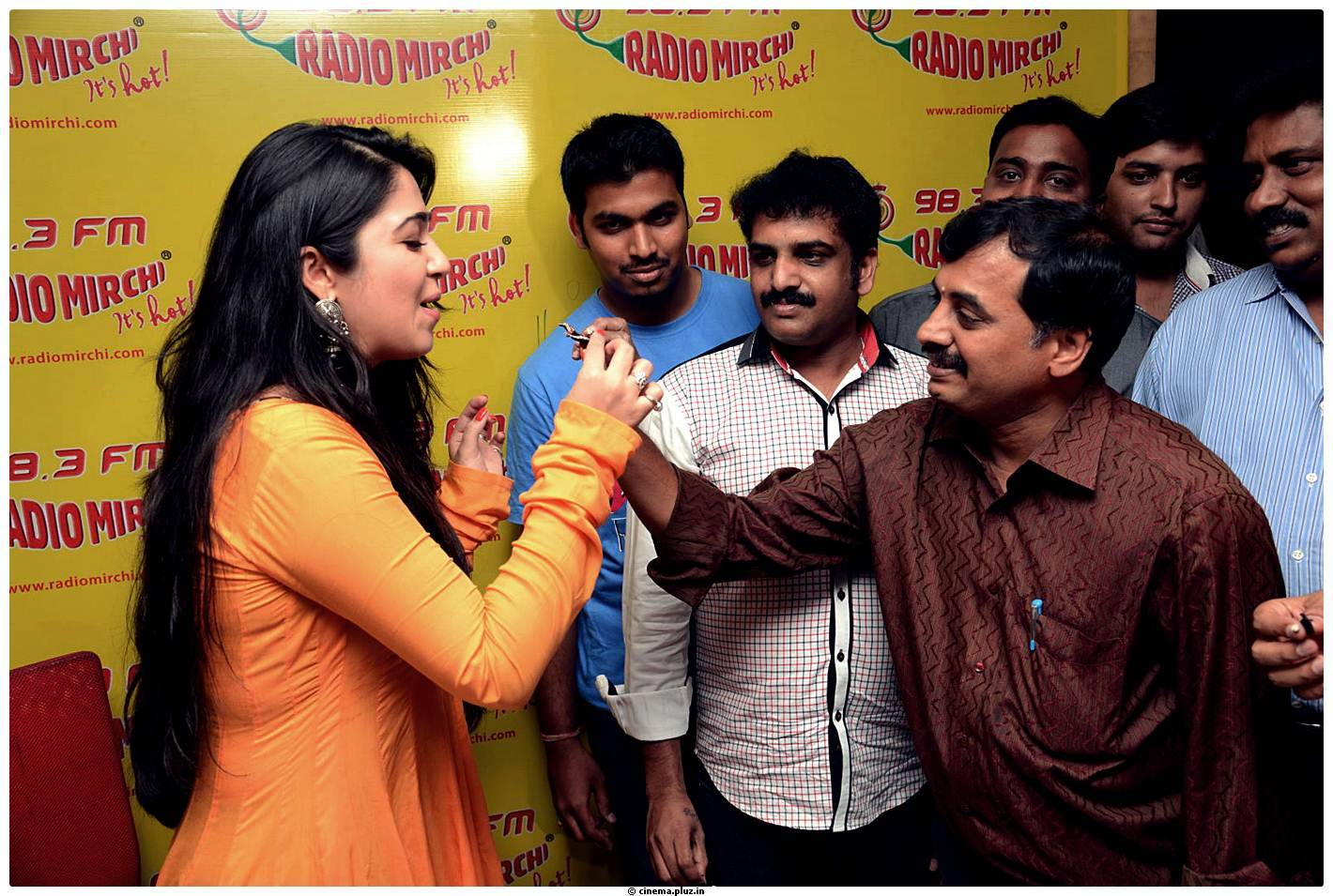 Charmy Kaur - Prema Oka Maikam@Radio Mirchi Tomorrow Charmi Birthday Cake Cutting Images | Picture 460112