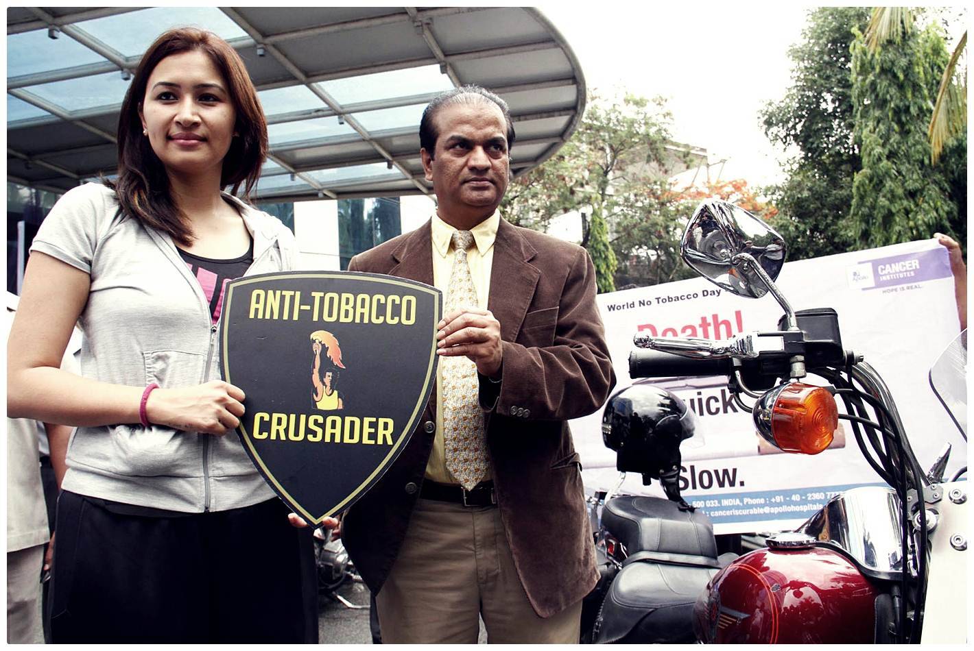 Apollo Cancer Hospital spreads 'No Tobacco' message by organising Harley Davidson Motorbike Rally Photos | Picture 469134