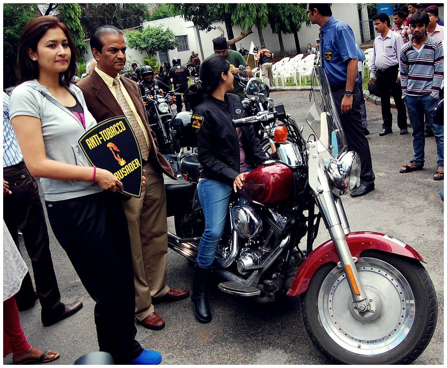 Apollo Cancer Hospital spreads 'No Tobacco' message by organising Harley Davidson Motorbike Rally Photos | Picture 469135