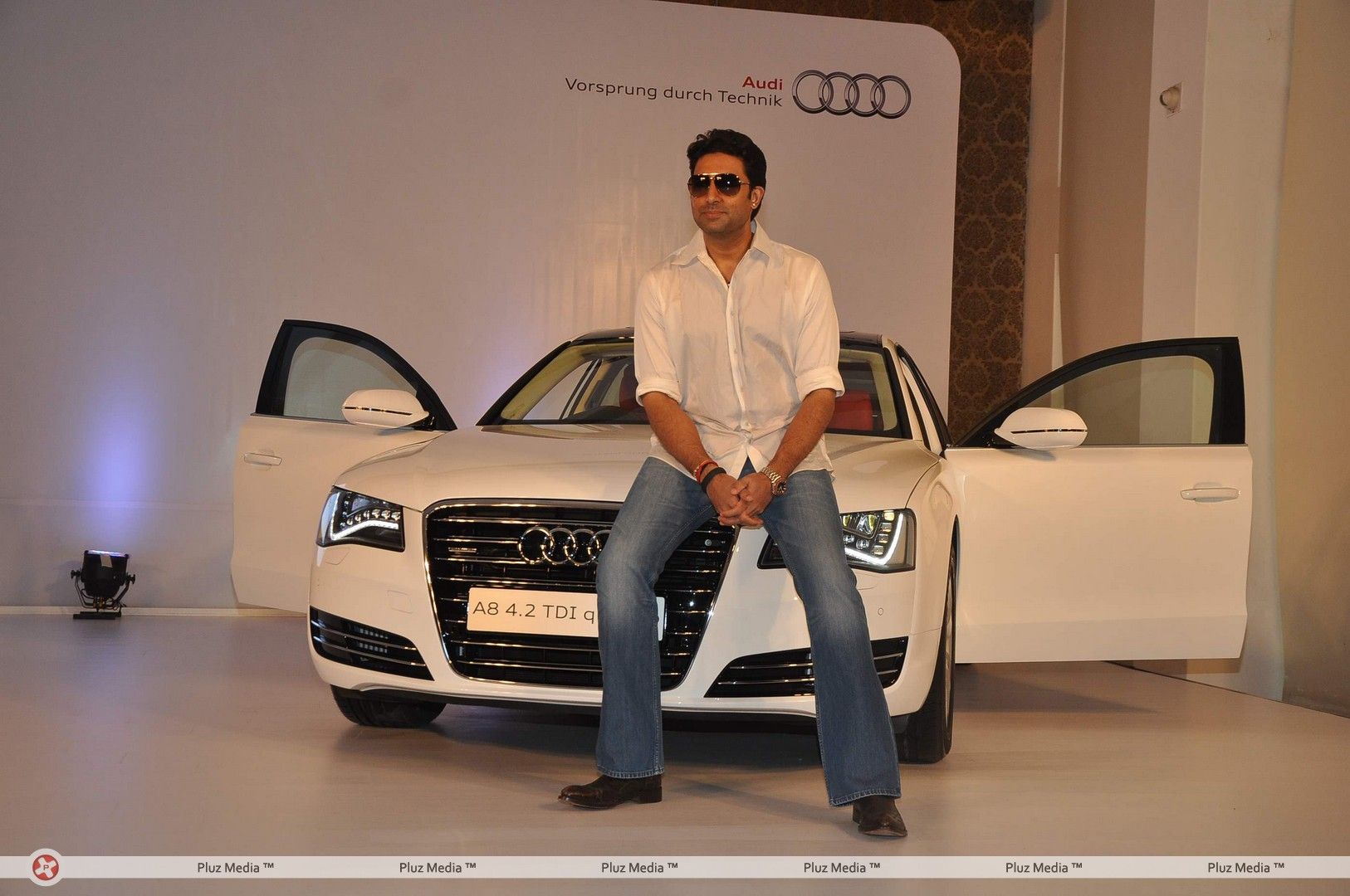 Abhishek Bachchan - Abhishek at Audi A8 German luxury car launch - Stills | Picture 244047