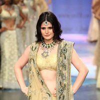 Zareen Khan - Model walked the ramp at the India International Jewellery Week 2012 on day 3 - Photos