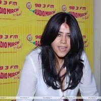 Ekta Kapoor - Promotion of Film Kya Super Kool Hai Hum at Radio Mirchi - Stills