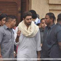 Abhishek Bachchan - Stars visited Aashirwad to mourn Rajesh Khanna - Stills | Picture 232168