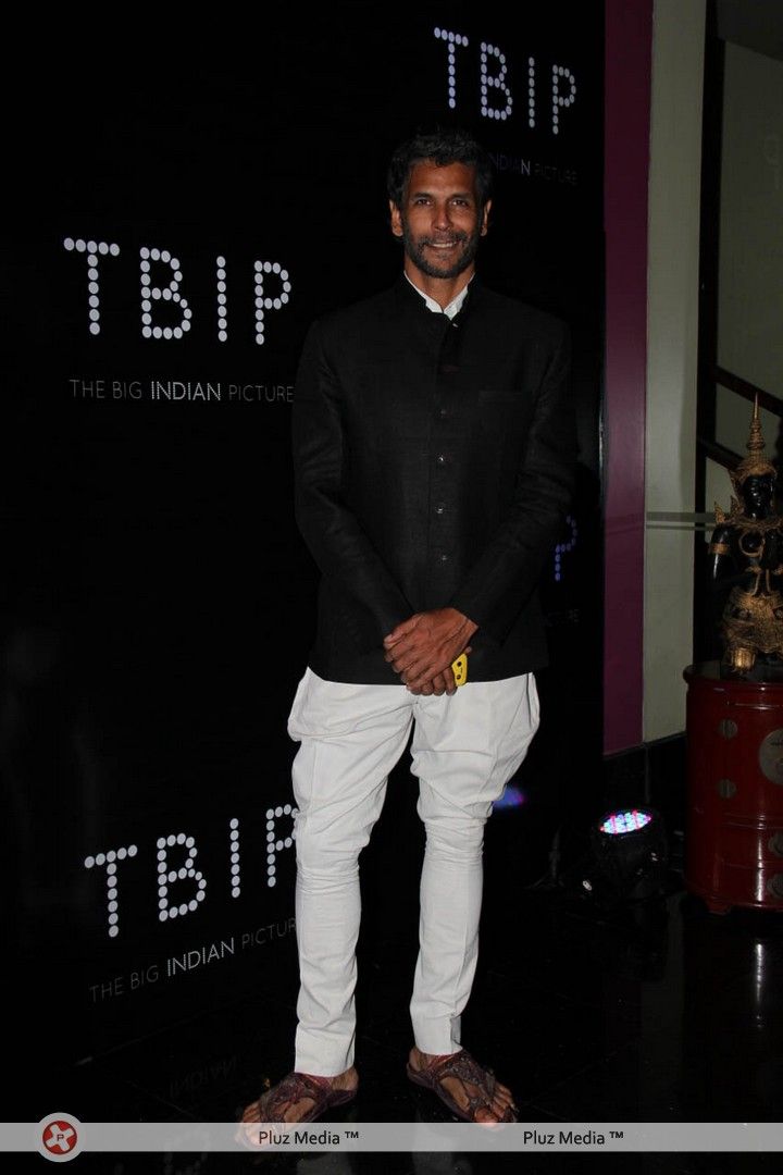 Milind Soman - Amitabh Bachchan At Launch Of The Big Indian Picture - Stills | Picture 282939