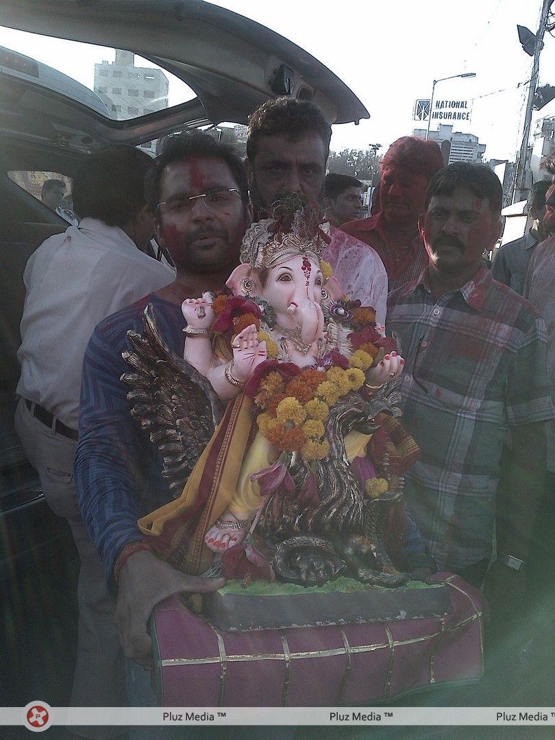Sachiin J Joshi - Sachiin J Joshi Bids Goodbye to Lord Ganesha Stills | Picture 284207