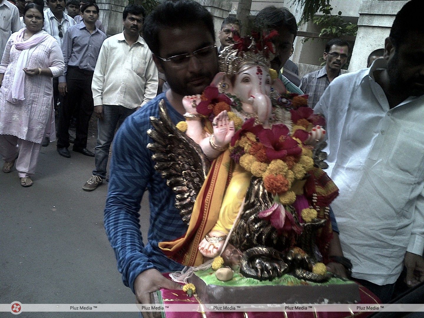 Sachiin J Joshi - Sachiin J Joshi Bids Goodbye to Lord Ganesha Stills | Picture 284208
